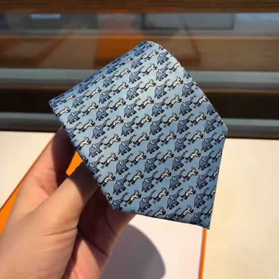 Classic Men Business Luxury Tie Replica Top Quality Hermes Ties 28